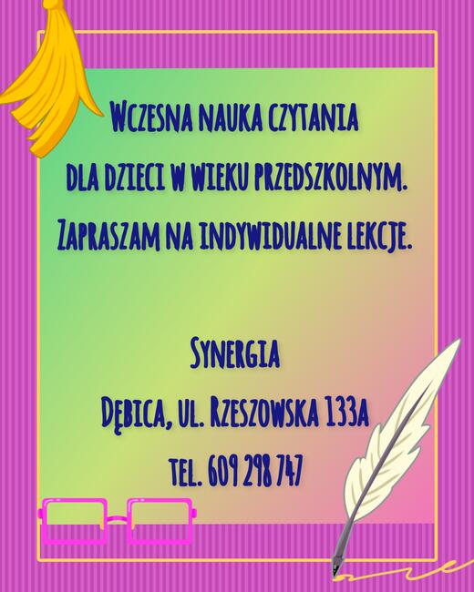 Nauka czytania i pisania