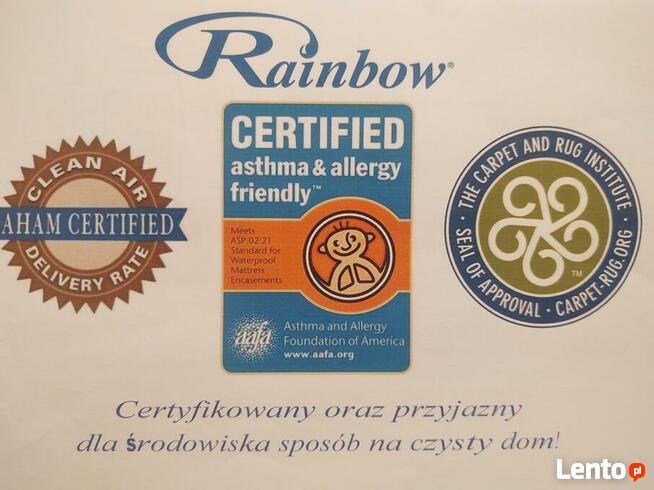 Czyszczenie materacy na sucho Rainbow ALERGIA!!!