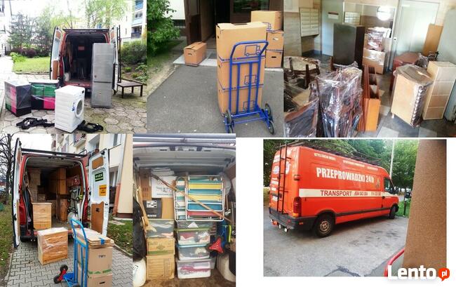 PRZEPROWADZKI TRANSPORT WNOSZENIE MEBLI, ART.BUDOWLANYCH