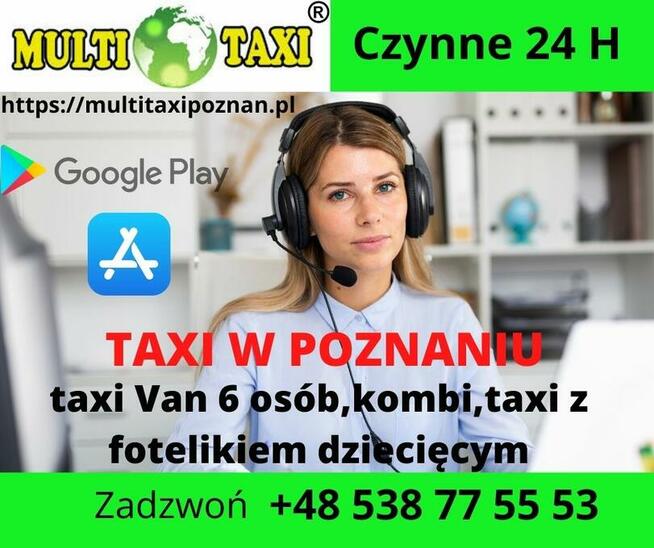 TANIA TAXI POZNAŃ TEL. +48 538-77-55-53