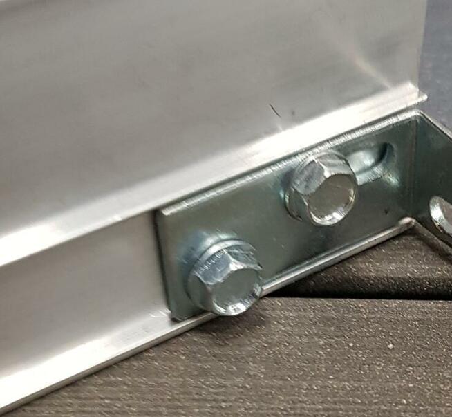 Kątownik 40x40mm, do legara aluminiowego pod taras , łącznik