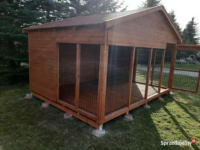 Kojec dla psa drewniany