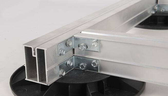 Kątownik 40x40mm, do legara aluminiowego pod taras , łącznik