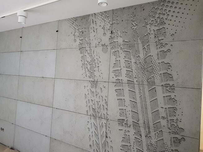 Beton architektoniczny -nadruki na betonie architektonicznym