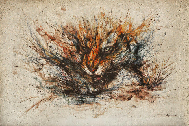 Beton architektoniczny -nadruki na betonie architektonicznym