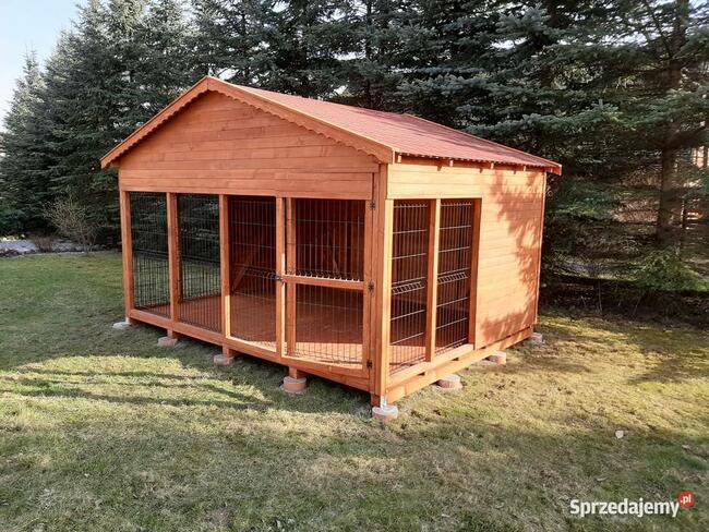 Kojec dla psa drewniany