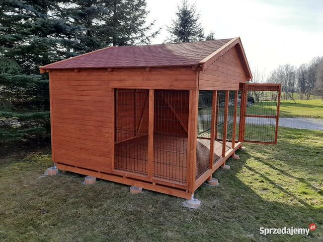 Kojec dla psa drewniany