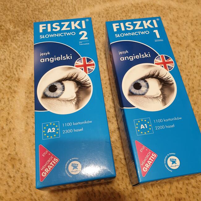 Książki EN + FISZKI angielski - Słownictwo - KOMPLET !!!!