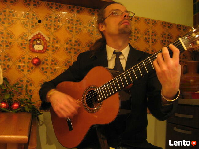 Oprawa Muzyczna Wigilii Firmowej 2025 Warszawa.Gitarzysta .