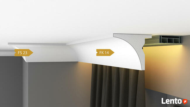 maskownica szyny sufitowej, sztukateria FK14