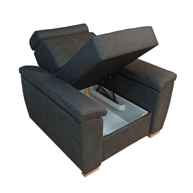 Fotel tapicerowany BARTEK z bokami profilowanymi | Meblesid