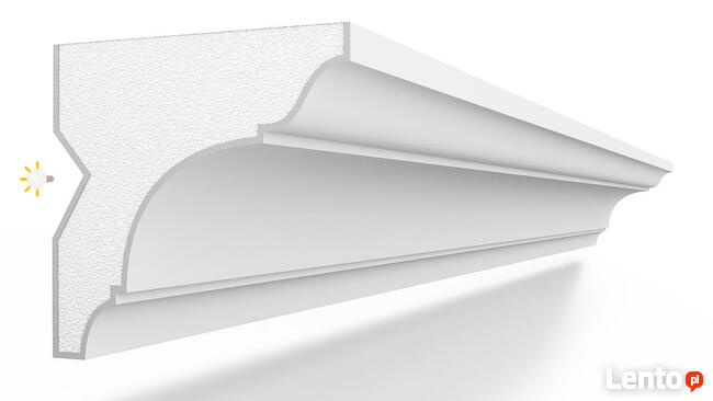 Maskownica szyny sufitowej, sztukateria FK1