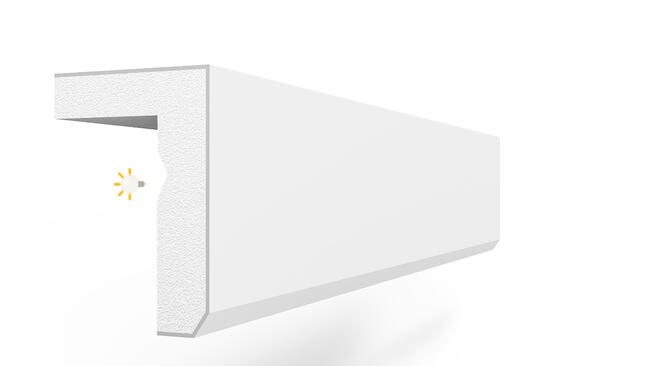 listwa karniszowa, maskownica led, sztukateria