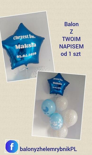 Balony z helem-najtaniej w Rybniku i okolicach tel.883644900