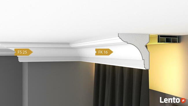 maskownica szyny sufitowej, sztukateria FK16
