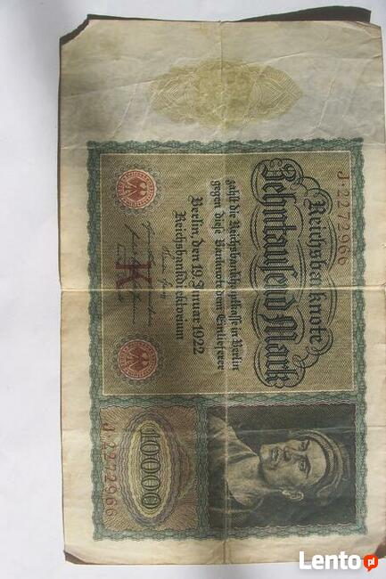 Stare banknoty polskie, niemieckie wg zestawienia