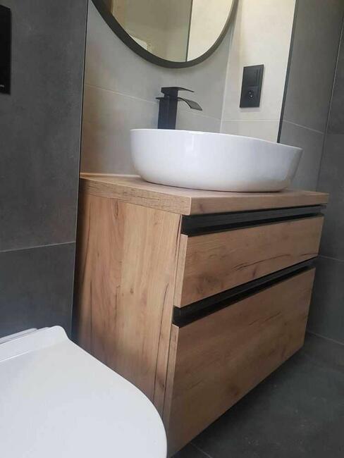 szafka pod umywalkę nablatową - meble łazienkowe na wymiar