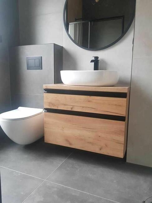 szafka pod umywalkę nablatową - meble łazienkowe na wymiar