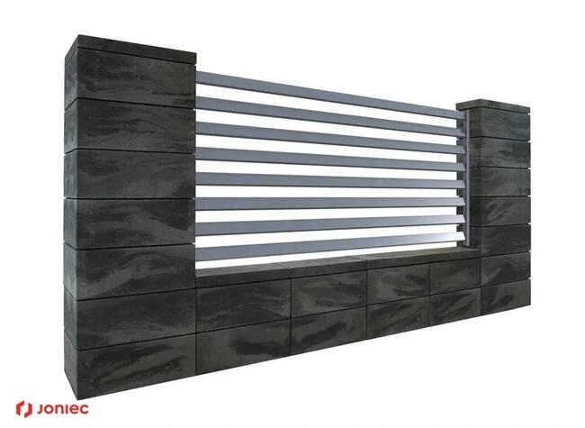 Ogrodzenie Joniec ROMA Horizon kolor nero NOWOŚĆ