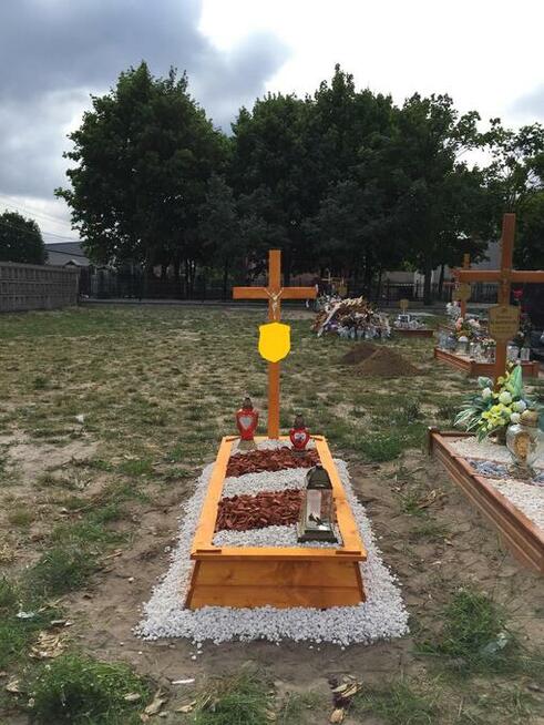 DNT Drewniane Nagrobki/Obudowy Grobu/ Obrzeża Nagrobne