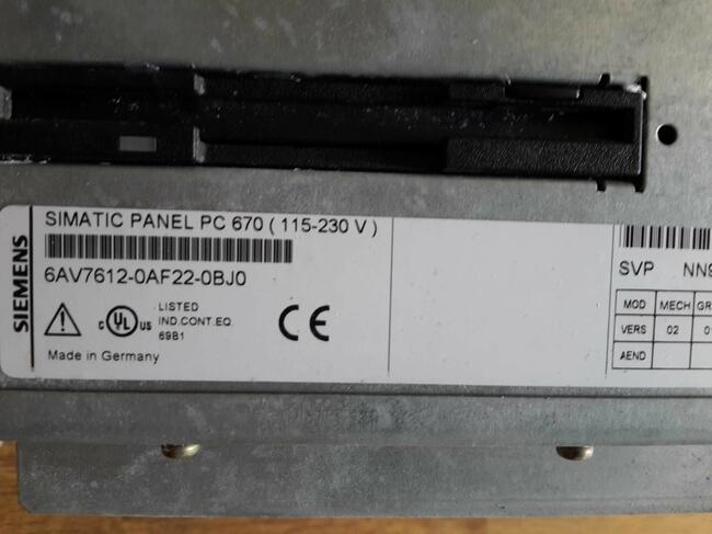 Simatic Panel PC 670