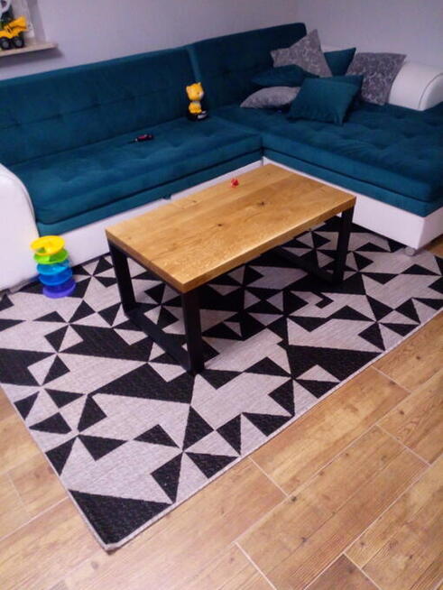 Stolik kawowy loft dąb naturalny