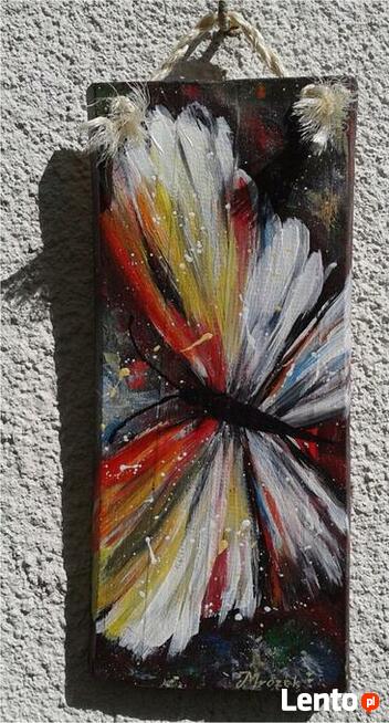 Obraz olejny na desce sosnowej