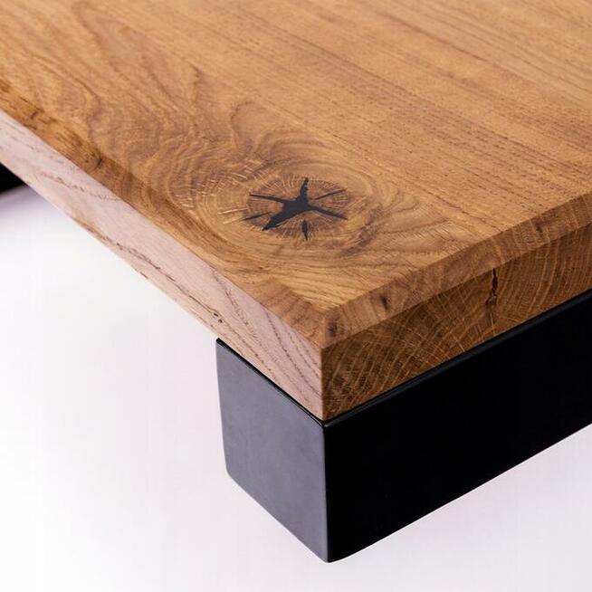 Stolik kawowy loft dąb naturalny