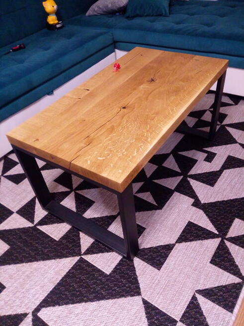 Stolik kawowy loft dąb naturalny