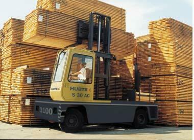 HUBTEX Wózek widłowy boczny Platformowy używany Diesel