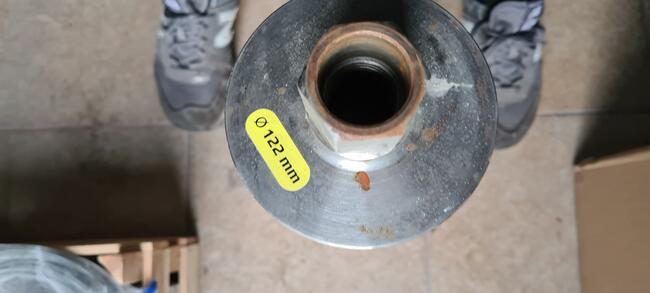 Sprzedam wiertło koronkowe średnica 125mm wysokość 60 cm