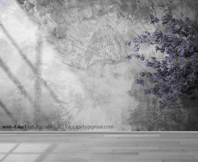 Fototapeta ścianna do sypialni Lawenda Fototapety beton