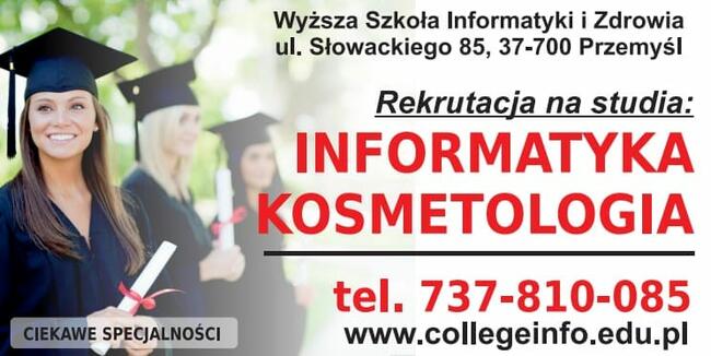 Zapraszamy na studia inż. lic. i szkolenia specjalistyczne