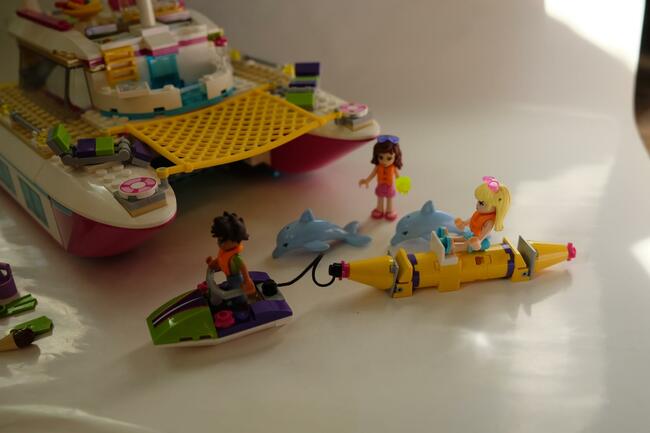 Lego Friends - 41317 - Słoneczny katamaran - statek, banan,