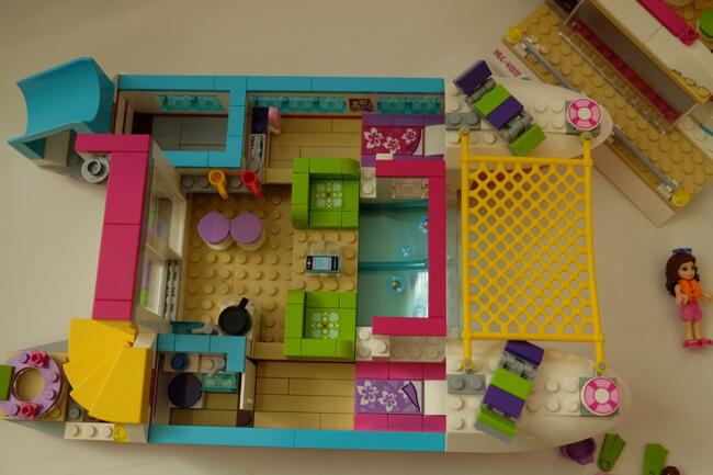 Lego Friends - 41317 - Słoneczny katamaran - statek, banan,