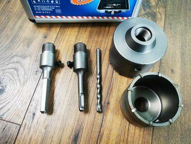 Boxer bx-494 nowe zestawy 5 sztuk otwornic z widią do betonu