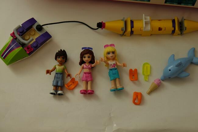 Lego Friends - 41317 - Słoneczny katamaran - statek, banan,