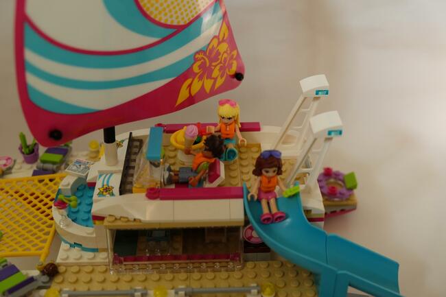 Lego Friends - 41317 - Słoneczny katamaran - statek, banan,