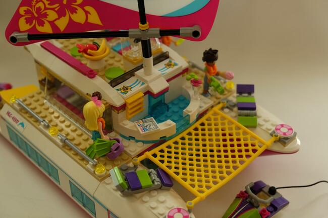 Lego Friends - 41317 - Słoneczny katamaran - statek, banan,