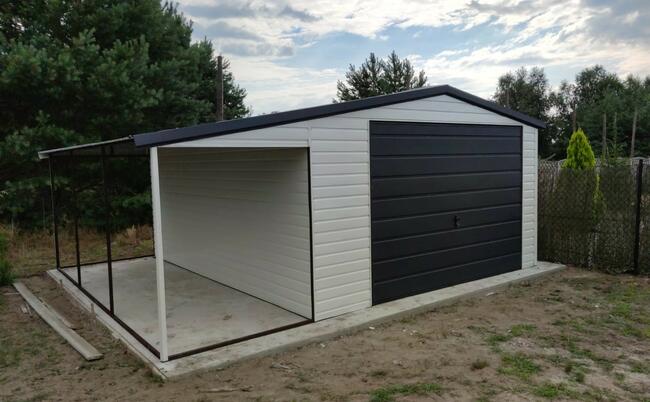 NOWOCZESNE GARAŻE BLASZANE *533*534*499*