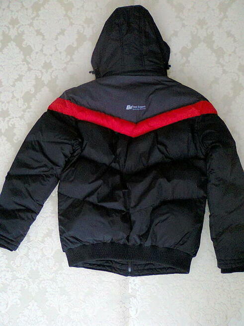 Nowa zimowa kurtka dwustronna z kapturem