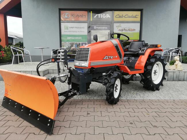 Traktor japoński KUBOTA Aste A15 KM diesel Pług śnieżny TUZ
