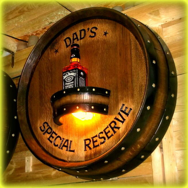 Beczka Barek Bar Wine Barrel Barskåp HemmaBar Fars dag