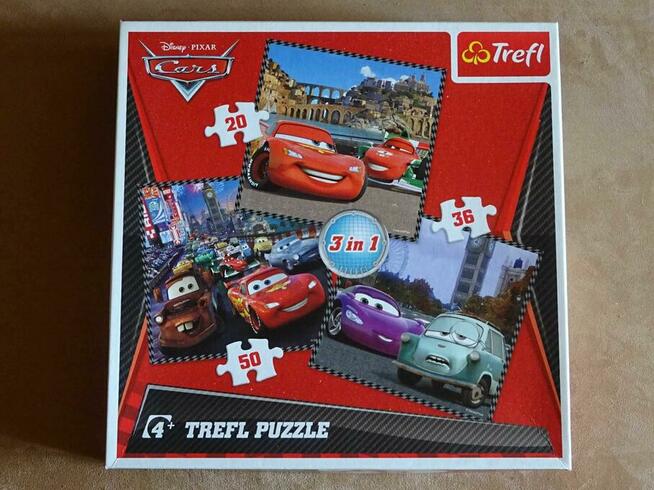 Puzzle z bajki Auta