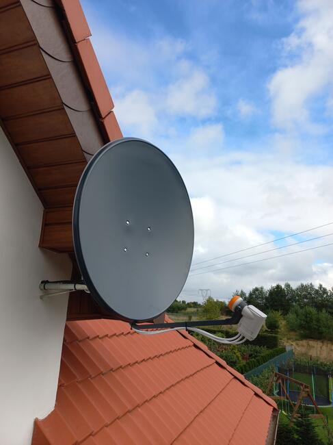 Montaż serwis ustawienie anten satelitarnych