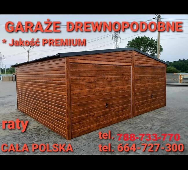 Garaż 6x6 2xuchylna DWUSPAD okucia OKLEINA nowość POLSKA !