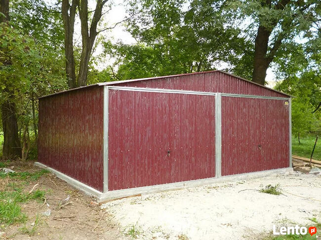 Garaż blaszany 6x5 od producenta GRATIS MONTAŻ, WYSOKA JAKOŚ