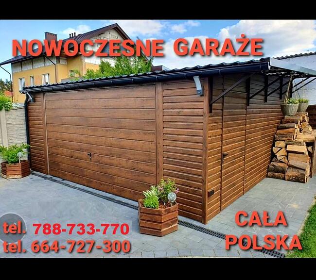 Garaż 6x6 2xuchylna DWUSPAD okucia OKLEINA nowość POLSKA !