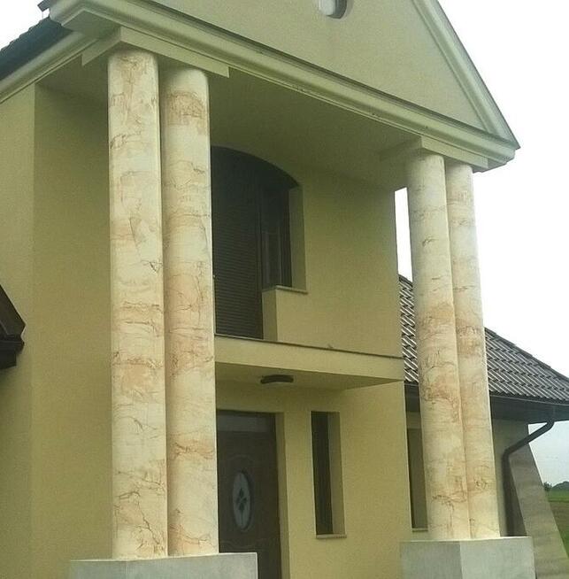 Elewacje, Wykończenia, Trawertyn, Sztuczny Marmur, Stiuk,