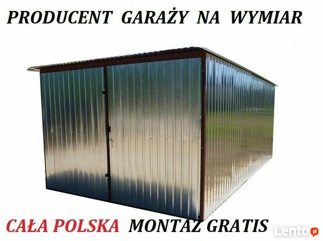 Garaż PREMIUM 3x5 dwuspad br uchylna ZŁOTY DĄB Cała Polska
